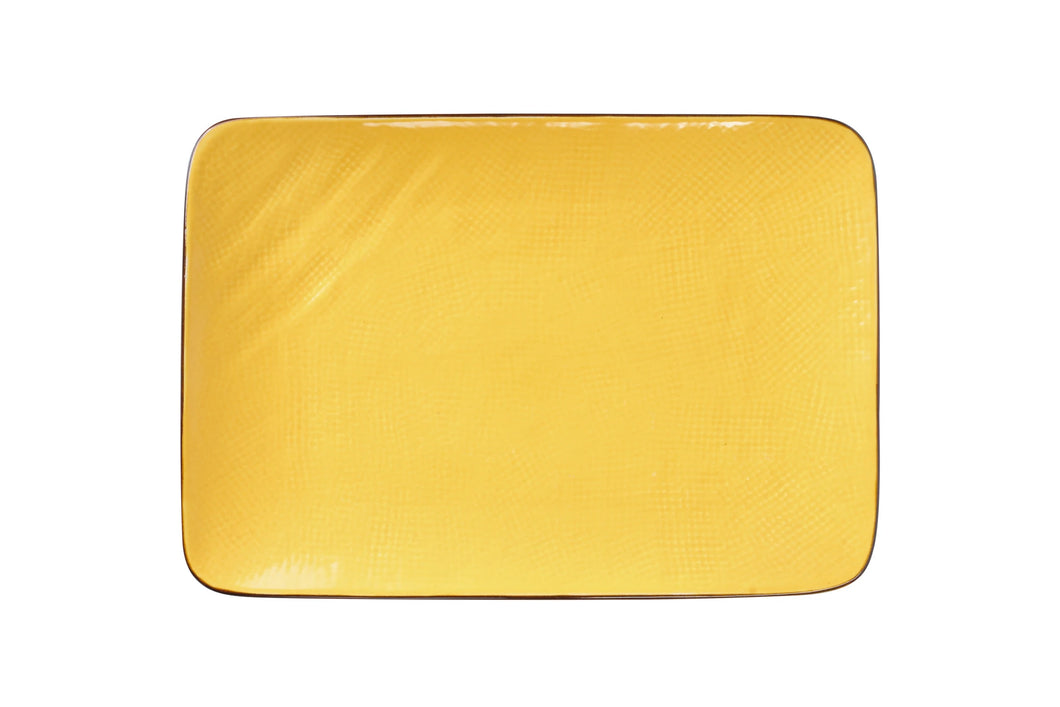 Orlando Store™ - Yellow Mediterranean Rectangular Plate