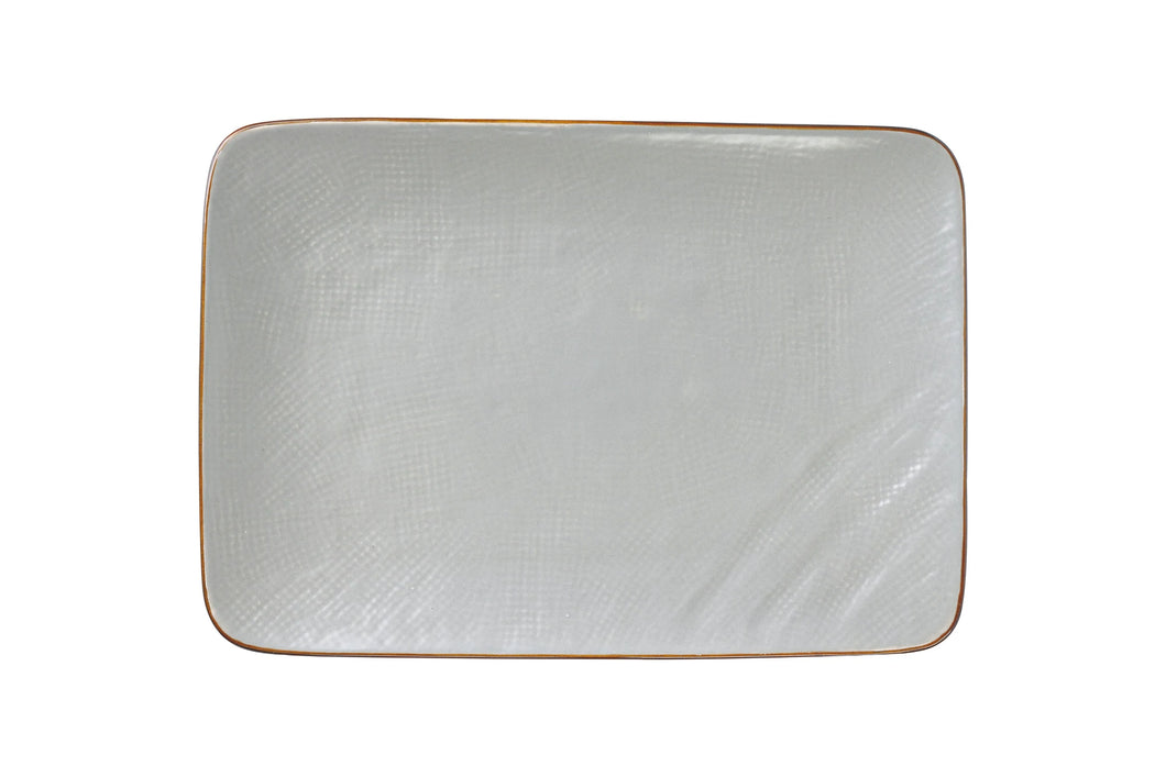 Orlando Store™ - Piatto Rettangolare Mediterraneo Grigio