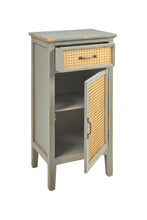 Load image into Gallery viewer, Orlando Store™ - Tonia - Antic Gray Straw Vienna Bedside Table
