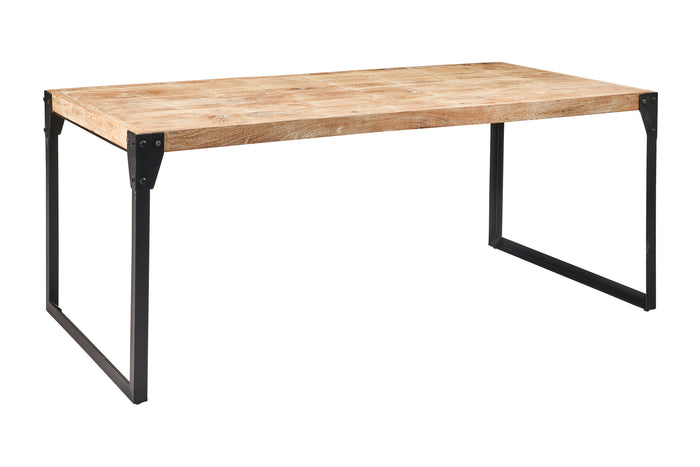 Orlando Store™ - Tavolo da Pranzo con Gambe in Ferro