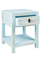 Load image into Gallery viewer, Orlando Store™ - Fuji - Light Blue Bedside Table 1 Drawer
