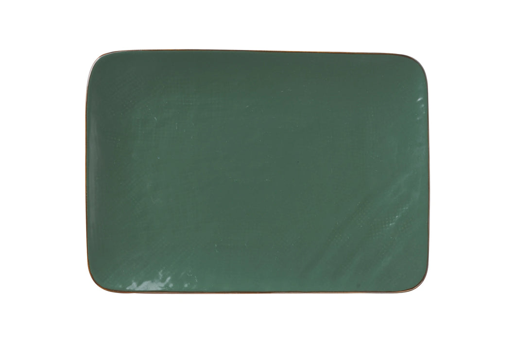 Orlando Store™ - Green Mediterranean Rectangular Plate