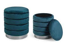 Carica l&#39;immagine nel visualizzatore di Gallery, Orlando Store™ - SET2 Pouf Contenitore Darina Navyus
