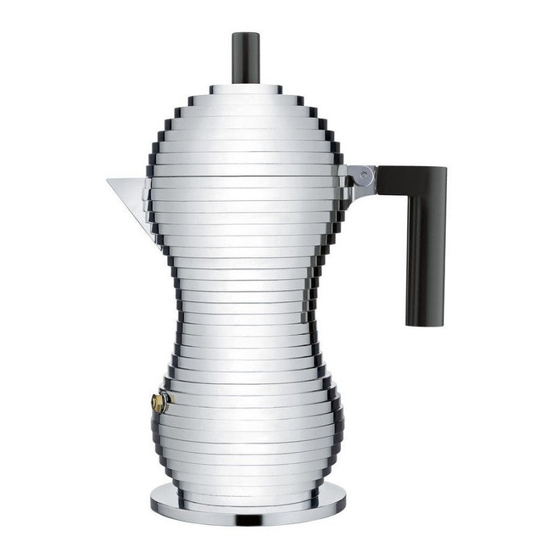 Orlando Store™ - Pulcina Black Handle Espresso Coffee Maker - 6 cups