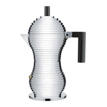 Carica l&#39;immagine nel visualizzatore di Gallery, Orlando Store™ - Caffettiera Espresso Manico Nero Pulcina - 3 tazze
