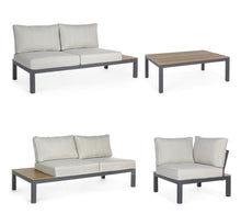 Carica l&#39;immagine nel visualizzatore di Gallery, Orlando Store™ - SET Salotto Angolare Elias Antracite SJ61
