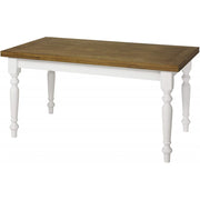 Orlando Store™ - Oak Table with White Legs